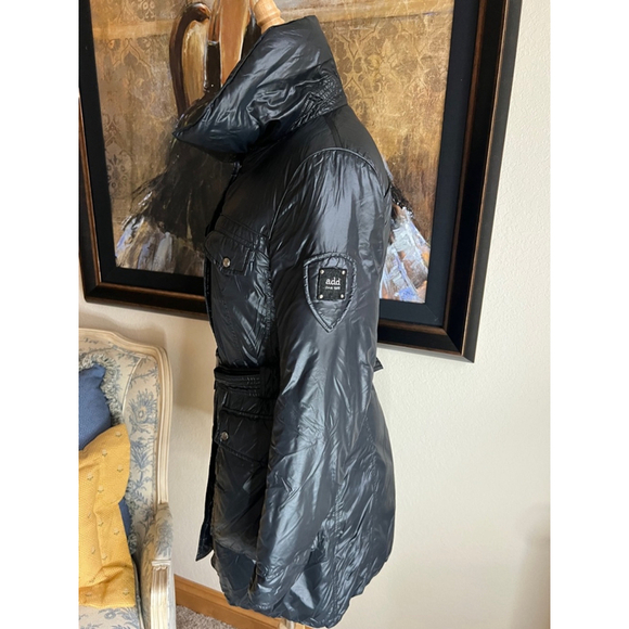 Women's ADD Down Coat, Grayish Green, Size 4 - Picture 3 of 7